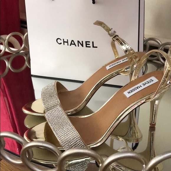 Steve Madden Shoes - Rhinestone Strappy Sandals
